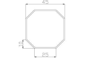 OCTAGONAL POST MEDIUM